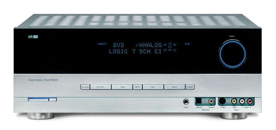 AVR 144 - Black - Audio/Video Receiver With Dolby Digital & DTS (40 watts x 2 | 30 watts x 5) - Hero